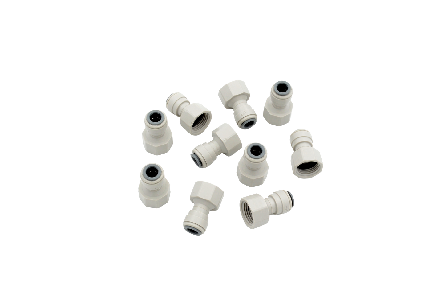 RECHANGE N.10 PCS PI451214FS ADAPTATEUR EXTRÉMITÉ PLATE 1/2F BSP-3/8