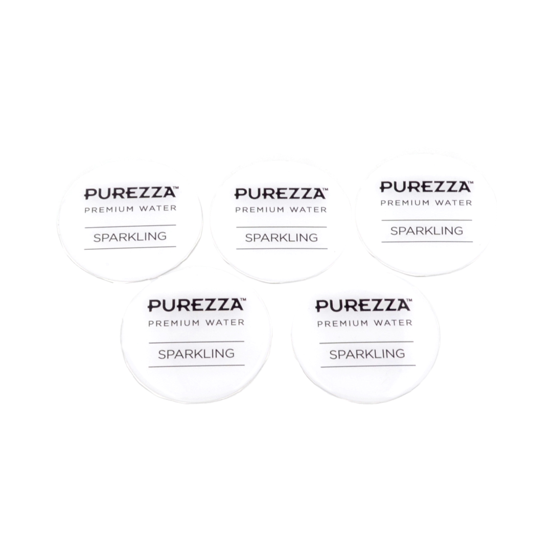 RIC. N.5 PZ ETICHETTA ADESIVA T-BAR PUREZZA WLI MEDAGLIONE FIZZ