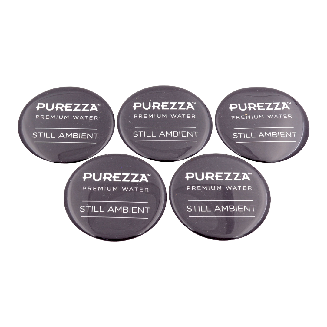 RIC. N.5 PZ ETICHETTA ADESIVA T-BAR PUREZZA WLI MEDAGLIONE AMBIENT