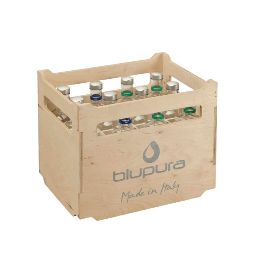 CASSA LEGNO 12 BOTT BLUPURA