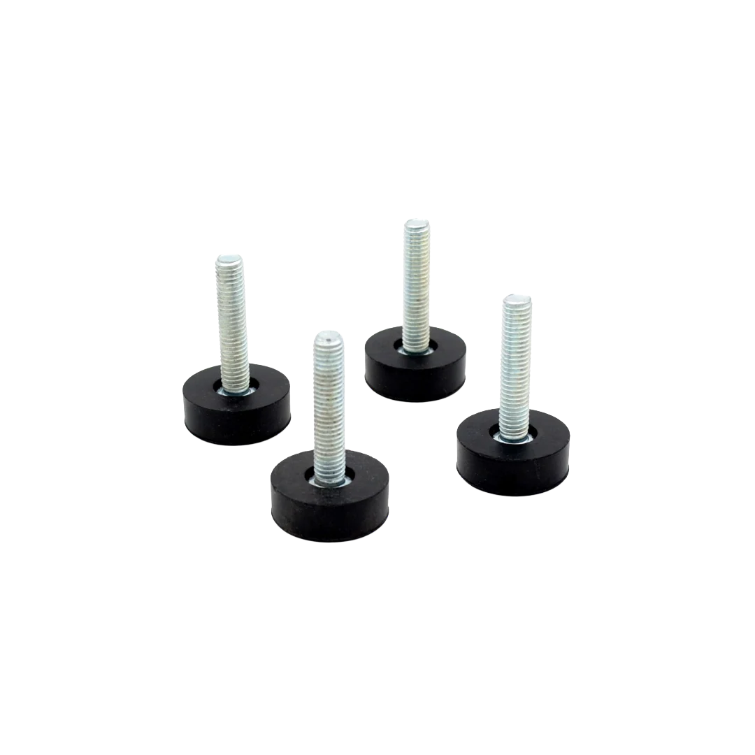 REPUESTO N.4 UDS. PIE REGULABLE D30/H48MM CON PIVOTE M8
